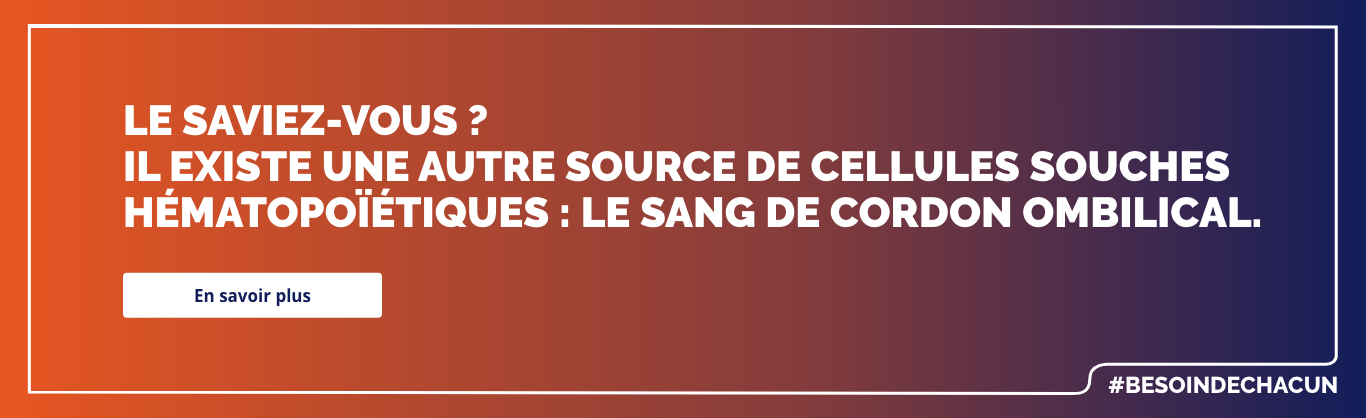 Le saviez-vous ? Il existe une autre source de cellules souches hématopoiétiques